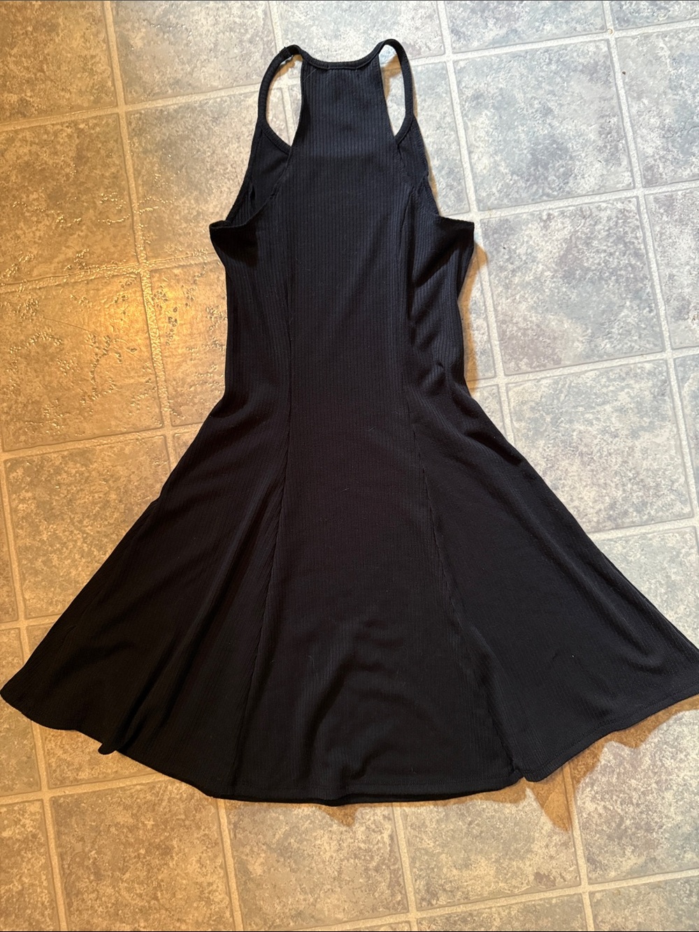 Garage Black Ribbed Racerback Mini Dress - Picture 5 of 6